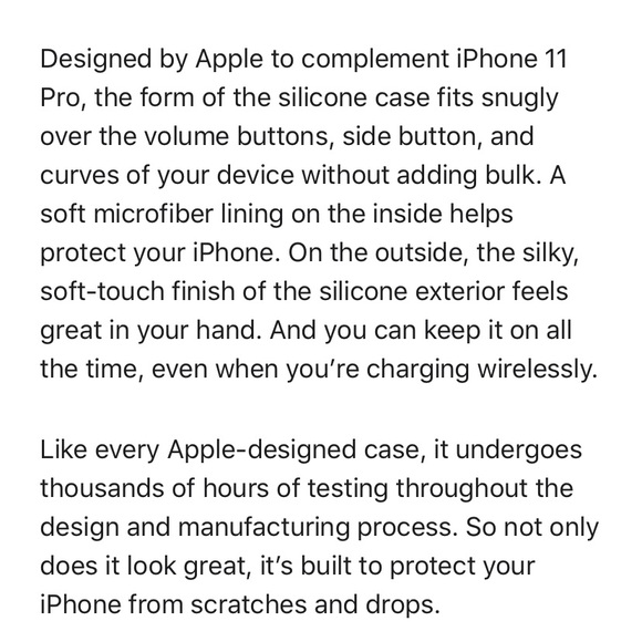 Apple I Phone 11 Silicone case Black - Picture 3 of 4